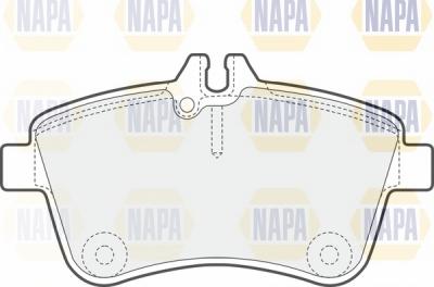 NAPA NBP1450 - Əyləc altlığı dəsti, əyləc diski furqanavto.az