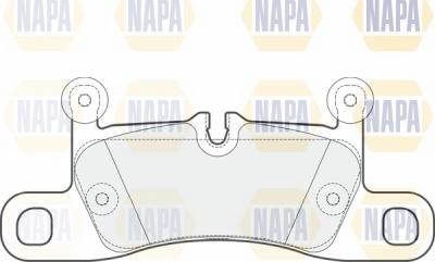 NAPA NBP1537 - Əyləc altlığı dəsti, əyləc diski furqanavto.az