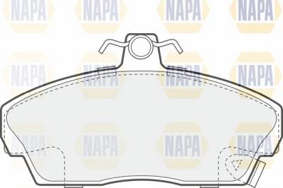 NAPA NBP1690 - Əyləc altlığı dəsti, əyləc diski furqanavto.az