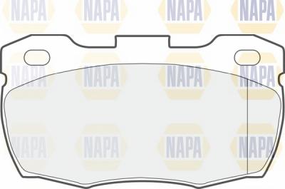 NAPA NBP1657 - Əyləc altlığı dəsti, əyləc diski furqanavto.az