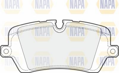 NAPA NBP1614 - Əyləc altlığı dəsti, əyləc diski furqanavto.az