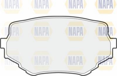 NAPA NBP1063 - Əyləc altlığı dəsti, əyləc diski furqanavto.az