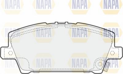 NAPA NBP1011 - Əyləc altlığı dəsti, əyləc diski furqanavto.az