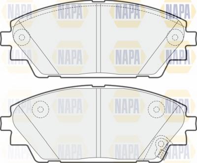 NAPA NBP1033 - Əyləc altlığı dəsti, əyləc diski furqanavto.az