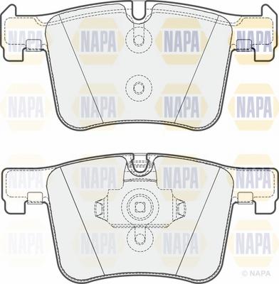 NAPA NBP1162 - Əyləc altlığı dəsti, əyləc diski furqanavto.az