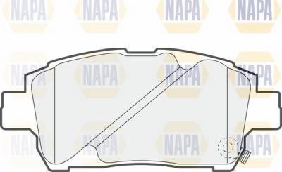 NAPA NBP1122 - Əyləc altlığı dəsti, əyləc diski furqanavto.az