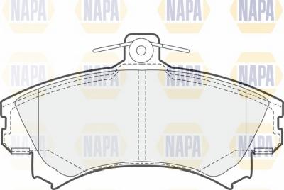 NAPA NBP1179 - Əyləc altlığı dəsti, əyləc diski furqanavto.az