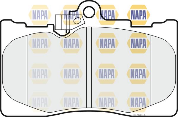 NAPA NBP1882 - Əyləc altlığı dəsti, əyləc diski furqanavto.az