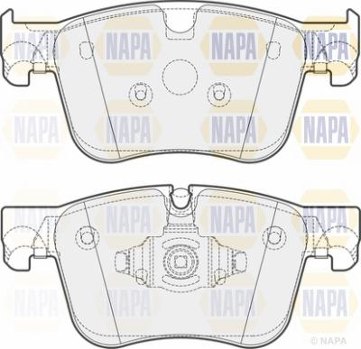NAPA NBP1356 - Əyləc altlığı dəsti, əyləc diski furqanavto.az