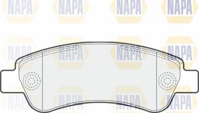 NAPA NBP1269 - Əyləc altlığı dəsti, əyləc diski furqanavto.az