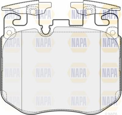 NAPA NBP1792 - Əyləc altlığı dəsti, əyləc diski furqanavto.az