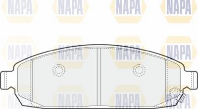 NAPA NBP1745 - Əyləc altlığı dəsti, əyləc diski furqanavto.az