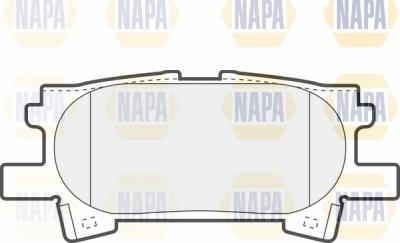 NAPA NBP1737 - Əyləc altlığı dəsti, əyləc diski furqanavto.az