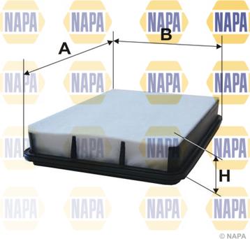NAPA NFA1409 - Hava filtri furqanavto.az