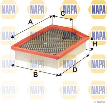 NAPA NFA1426 - Hava filtri furqanavto.az