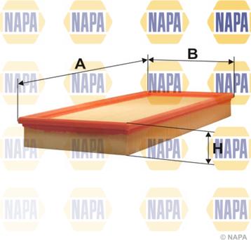 NAPA NFA1119 - Hava filtri furqanavto.az