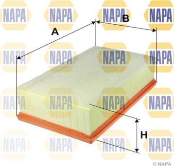 NAPA NFA1258 - Hava filtri furqanavto.az