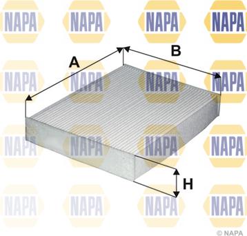 NAPA NFC4046 - Filtr, daxili hava furqanavto.az