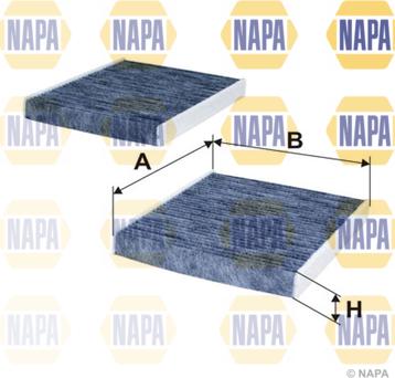 NAPA NFC4006 - Filtr, daxili hava furqanavto.az