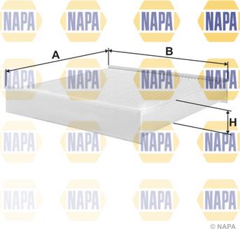 NAPA NFC4035 - Filtr, daxili hava furqanavto.az