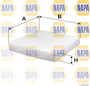 NAPA NFC4025 - Filtr, daxili hava furqanavto.az