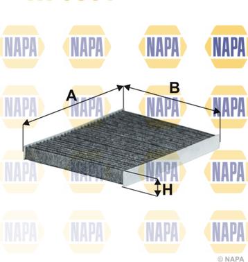 NAPA NFC4150 - Filtr, daxili hava furqanavto.az