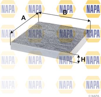 NAPA NFC4316 - Filtr, daxili hava furqanavto.az