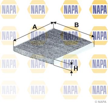 NAPA NFC4326 - Filtr, daxili hava furqanavto.az