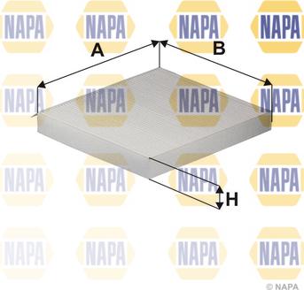 NAPA NFC4289 - Filtr, daxili hava furqanavto.az