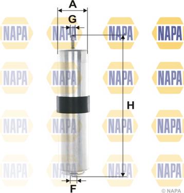 NAPA NFF2086 - Yanacaq filtri furqanavto.az