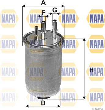 NAPA NFF2229 - Yanacaq filtri furqanavto.az