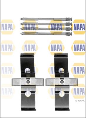 NAPA NFK1180 - Disk əyləc pedləri üçün aksesuar dəsti furqanavto.az