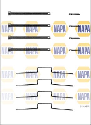 NAPA NFK1366 - Disk əyləc pedləri üçün aksesuar dəsti furqanavto.az