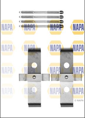 NAPA NFK1215 - Disk əyləc pedləri üçün aksesuar dəsti furqanavto.az