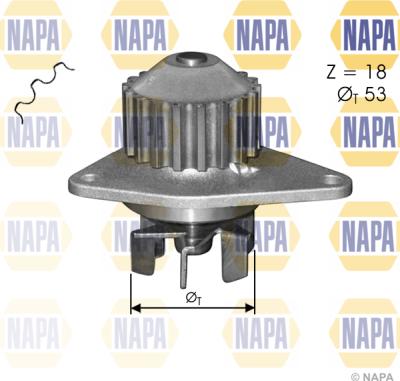 NAPA NWP1133 - Su nasosu furqanavto.az