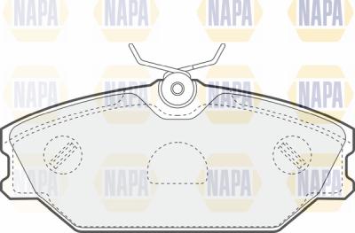 NAPA PBP7462 - Əyləc altlığı dəsti, əyləc diski furqanavto.az