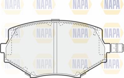 NAPA PBP7416 - Əyləc altlığı dəsti, əyləc diski furqanavto.az