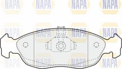 NAPA PBP7015 - Əyləc altlığı dəsti, əyləc diski furqanavto.az