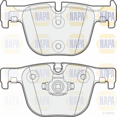 NAPA PBP7341 - Əyləc altlığı dəsti, əyləc diski furqanavto.az