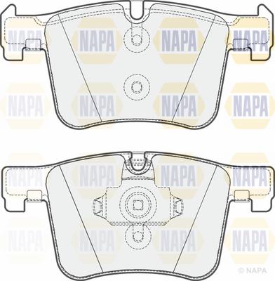 NAPA PBP7309 - Əyləc altlığı dəsti, əyləc diski furqanavto.az