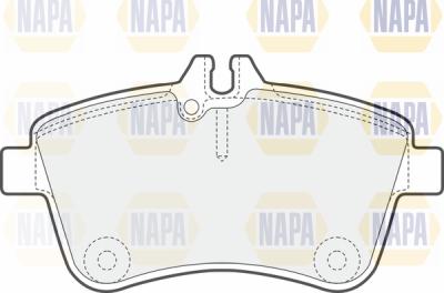 NAPA PBP7291 - Əyləc altlığı dəsti, əyləc diski furqanavto.az