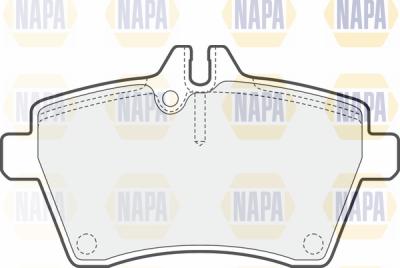 NAPA PBP7292 - Əyləc altlığı dəsti, əyləc diski furqanavto.az