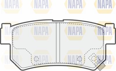 NAPA PBP7297 - Əyləc altlığı dəsti, əyləc diski furqanavto.az
