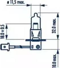 Narva 48335 - Lampa, döngə işığı furqanavto.az