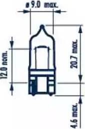 Narva 70717 - Lampa, qapı ayağının işığı furqanavto.az