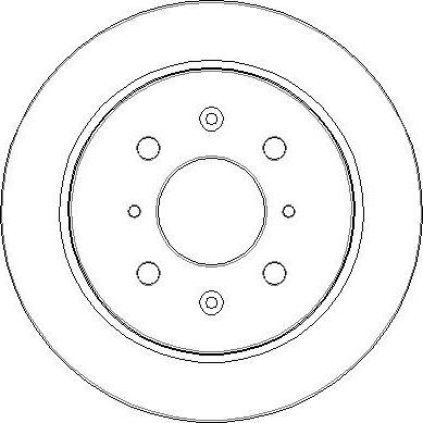 BOSCH 0 986 AB5 261 - Əyləc Diski furqanavto.az