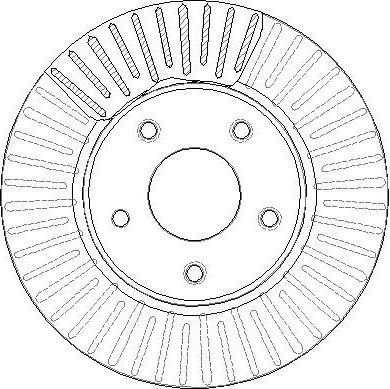 BOSCH 0 986 AB5 232 - Əyləc Diski furqanavto.az