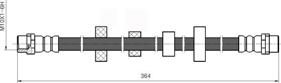 National NBH6099 - Əyləc şlanqı furqanavto.az