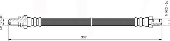 National NBH6044 - Əyləc şlanqı furqanavto.az