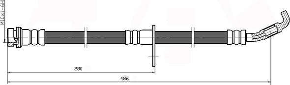 NATIONAL NBH6042 - Əyləc şlanqı furqanavto.az